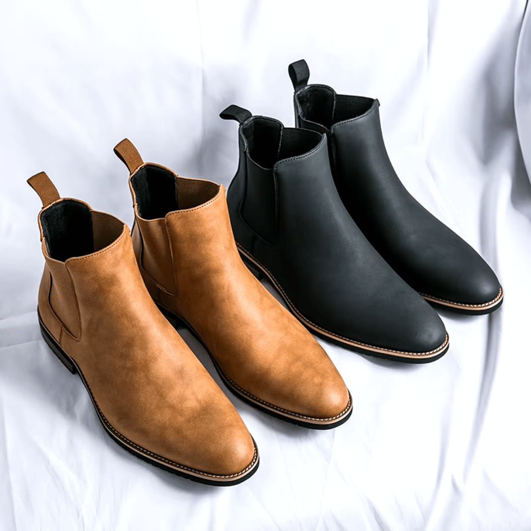 Gideon Chelsea Boots aus echtem Leder