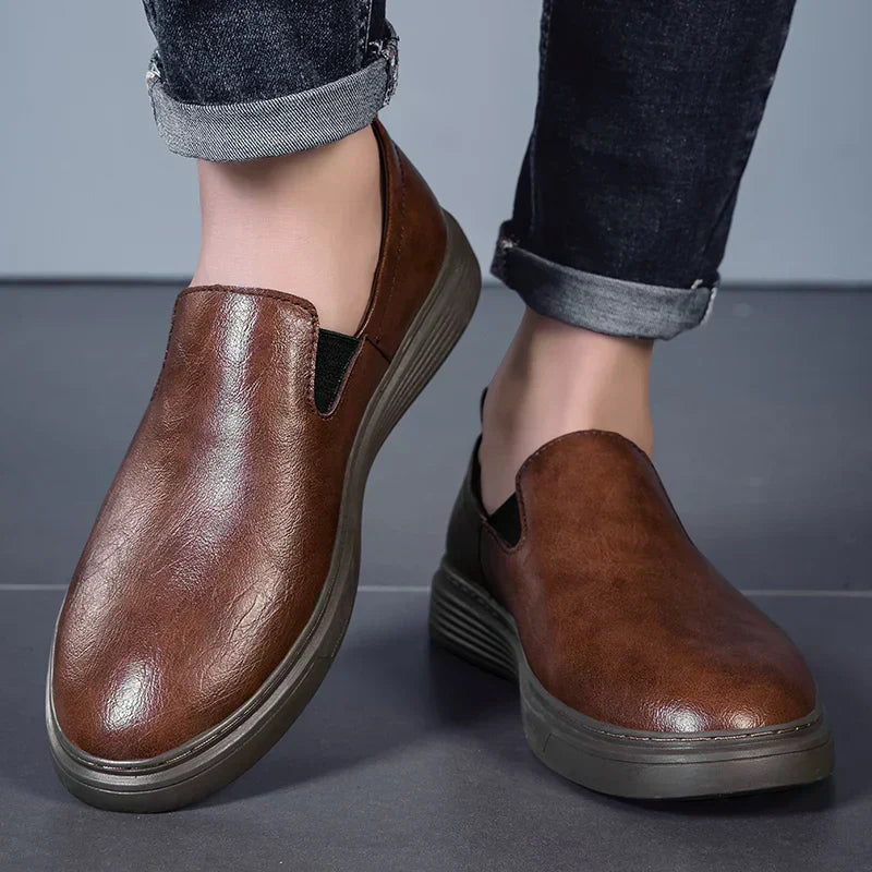 Vaughn Luxe Leder-Slipper