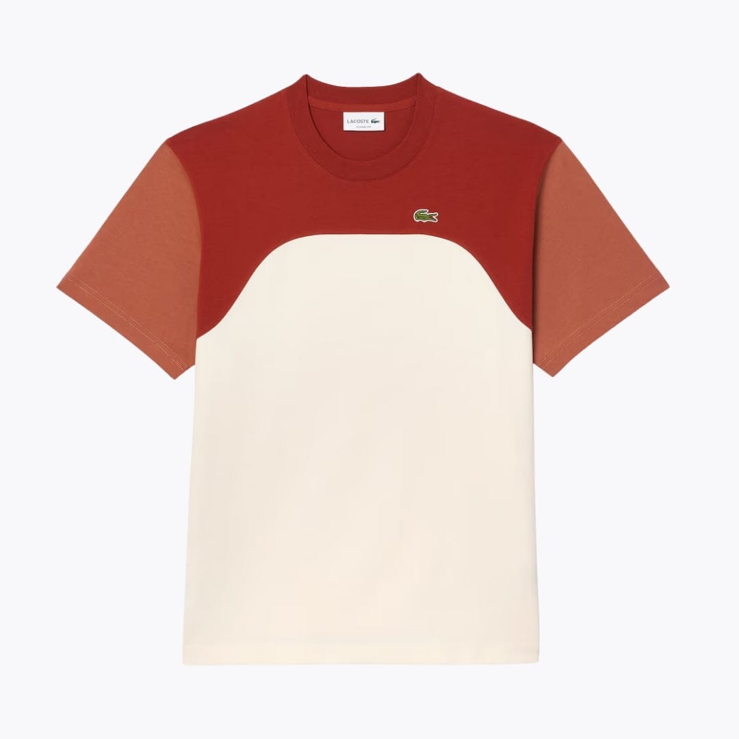 LC Baumwolljersey-Farbblock-T-Shirt