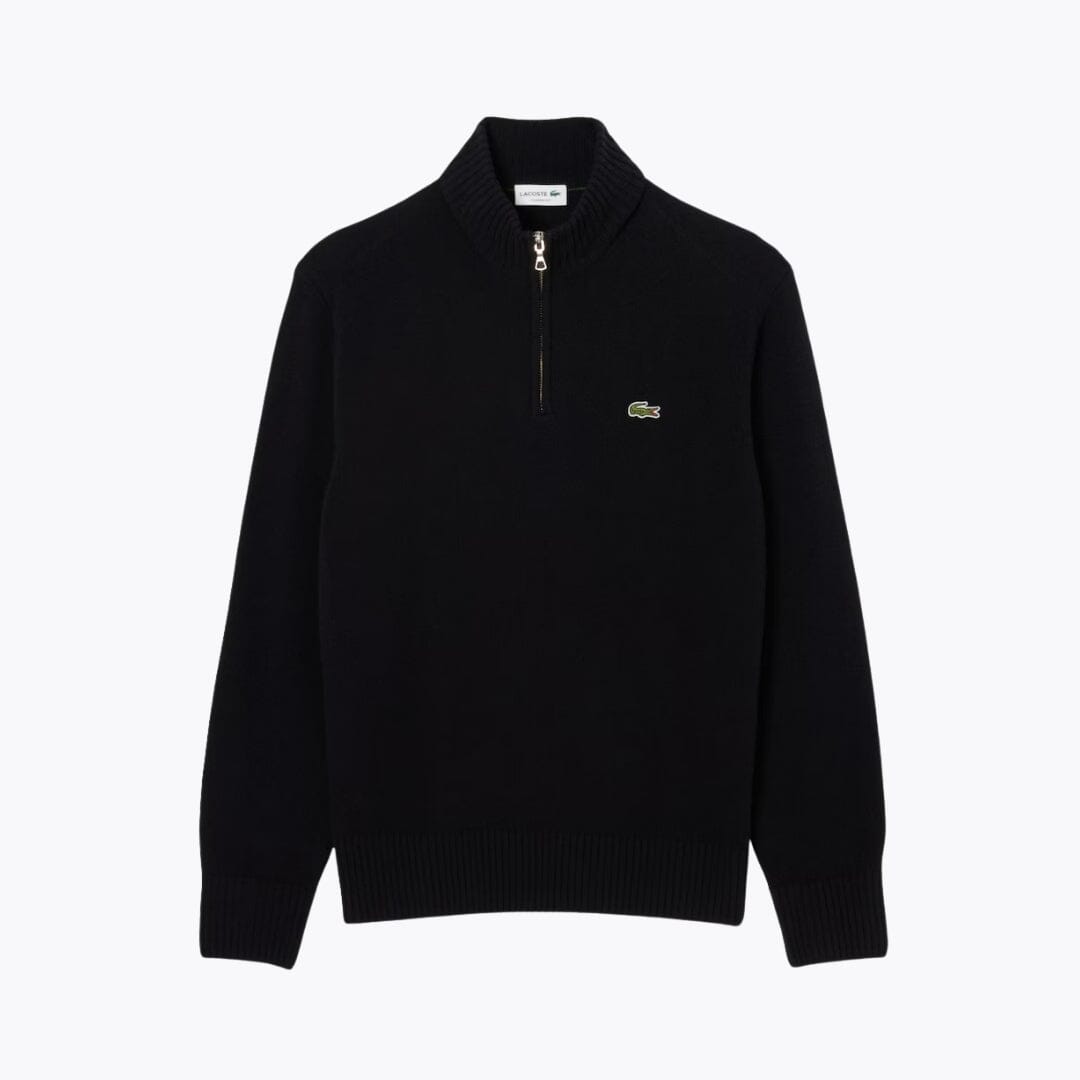 LC Pullover aus kardierter Wolle mit hohem Kragen und Reißverschluss
