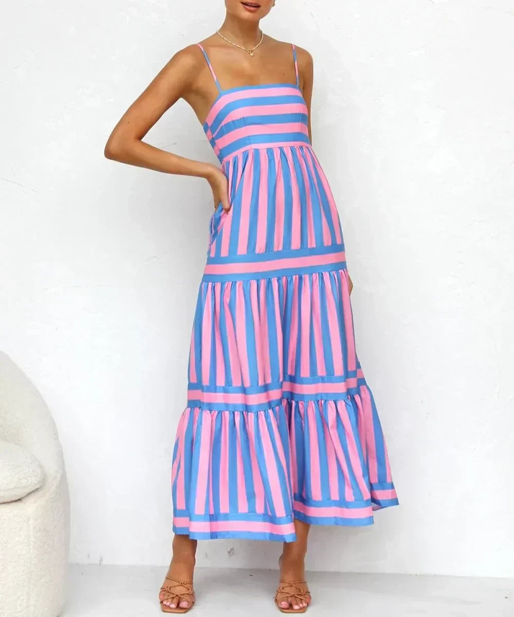Olivia | Gestreiftes Kleid