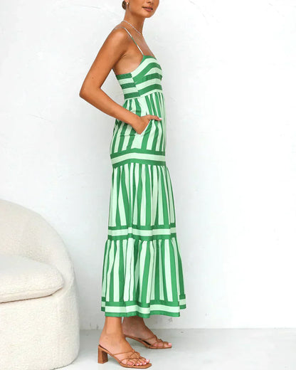 Olivia | Gestreiftes Kleid