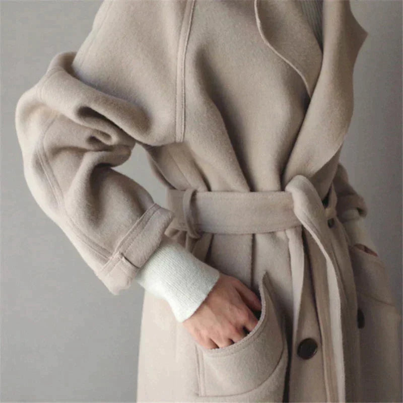 Luxora | Luxuriöser Wollmantel 