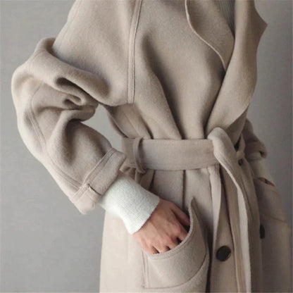 Luxora | Luxuriöser Wollmantel 