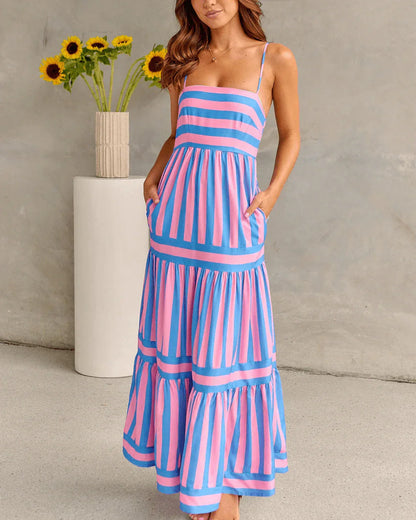 Olivia | Gestreiftes Kleid
