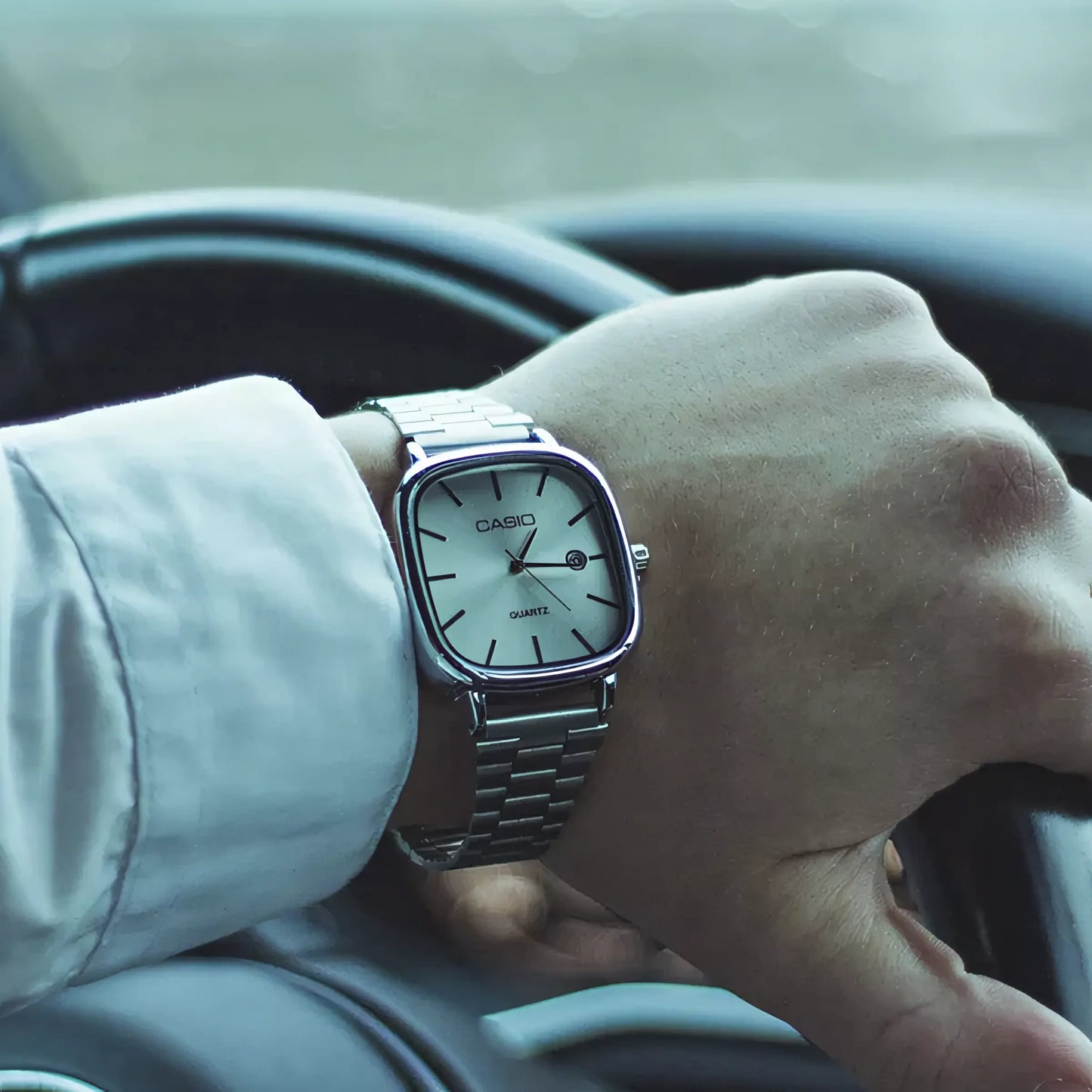 C A S I O Luxurious 36mm Watch - Transferred steel