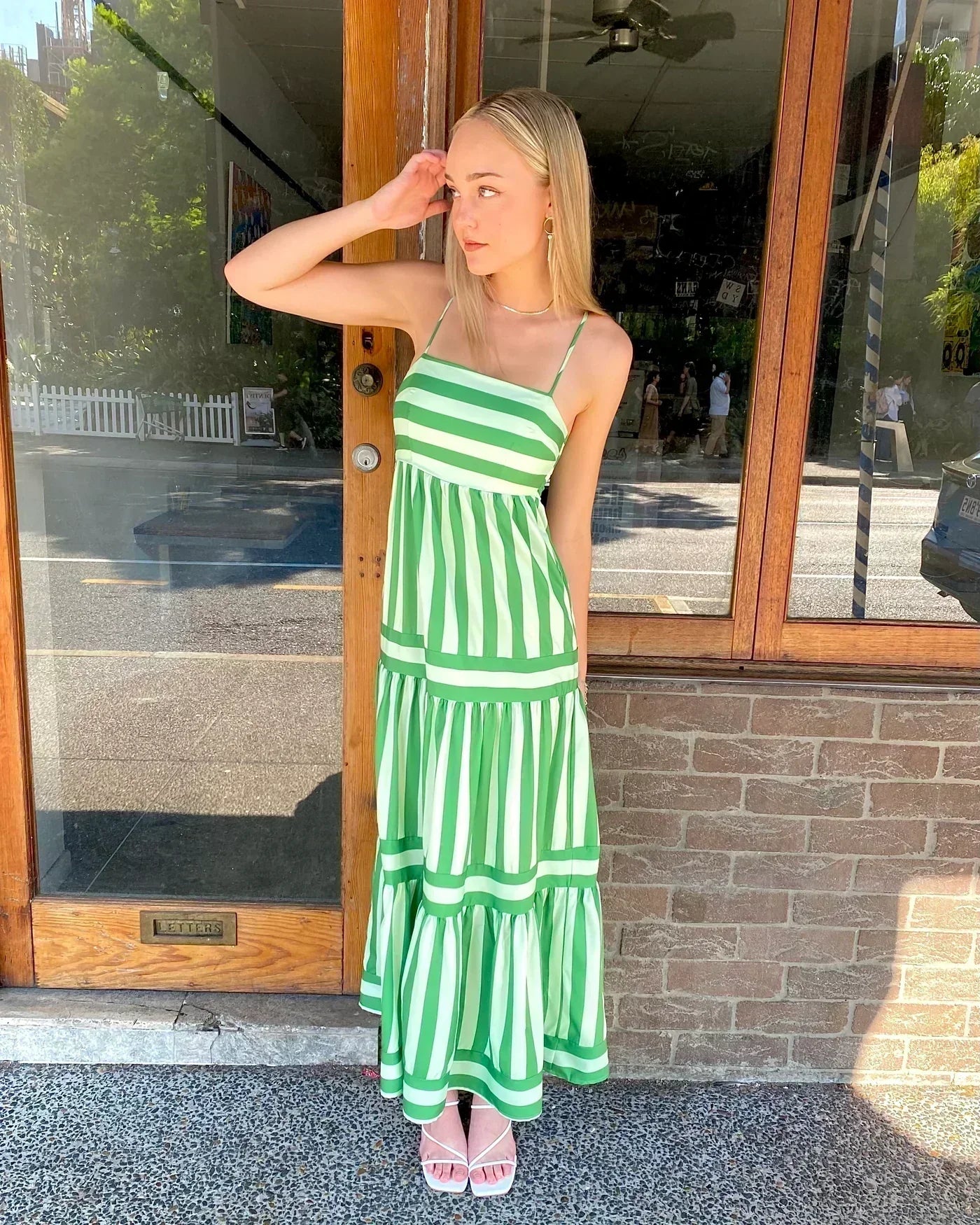 Olivia | Gestreiftes Kleid
