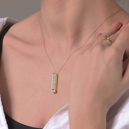 Halskette mit versteckter Liebesbotschaft – Das perfekte romantische Geschenk