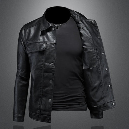 Die ikonische Luxus-Lederjacke
