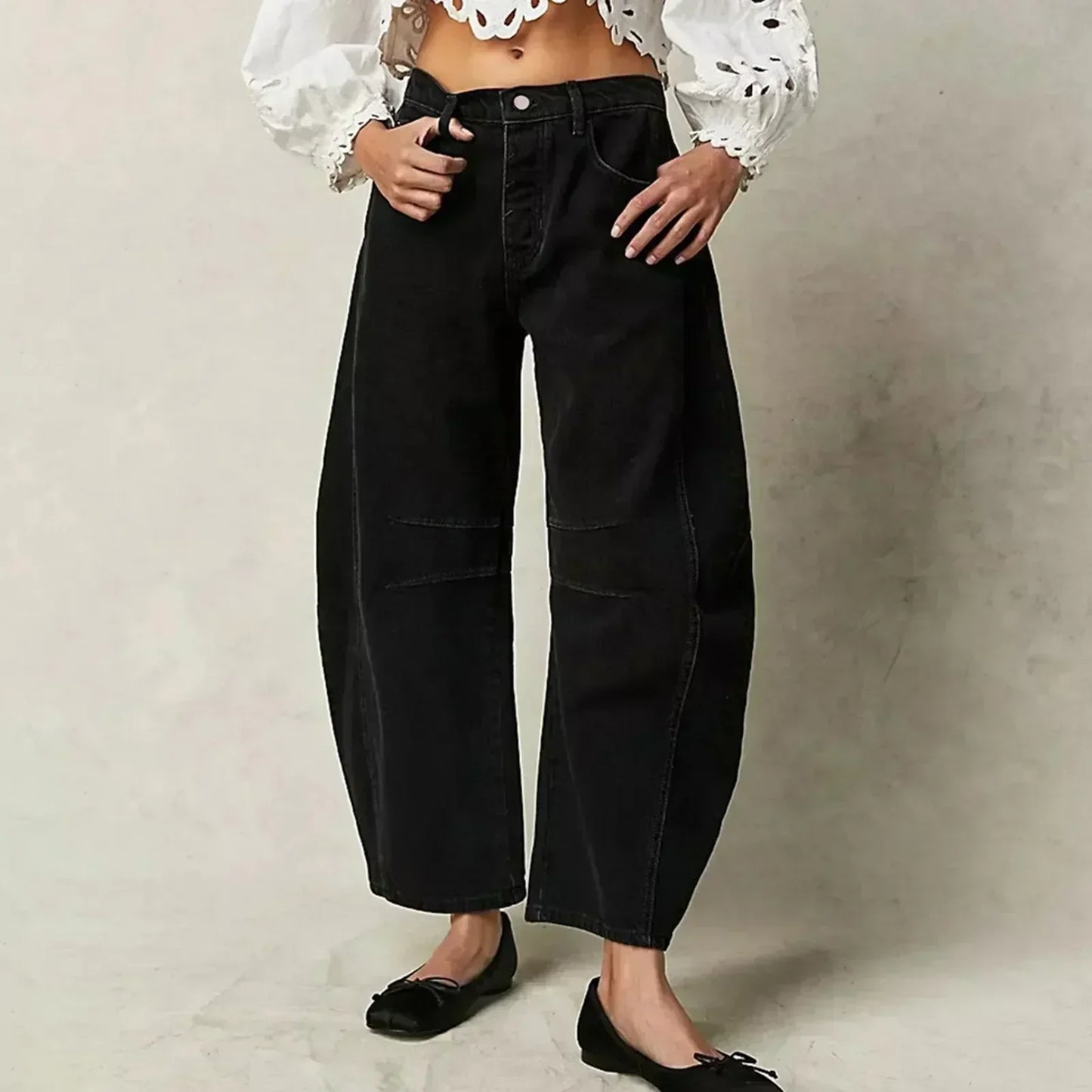 Emma | Stilvolle Jeans mit weitem Bein