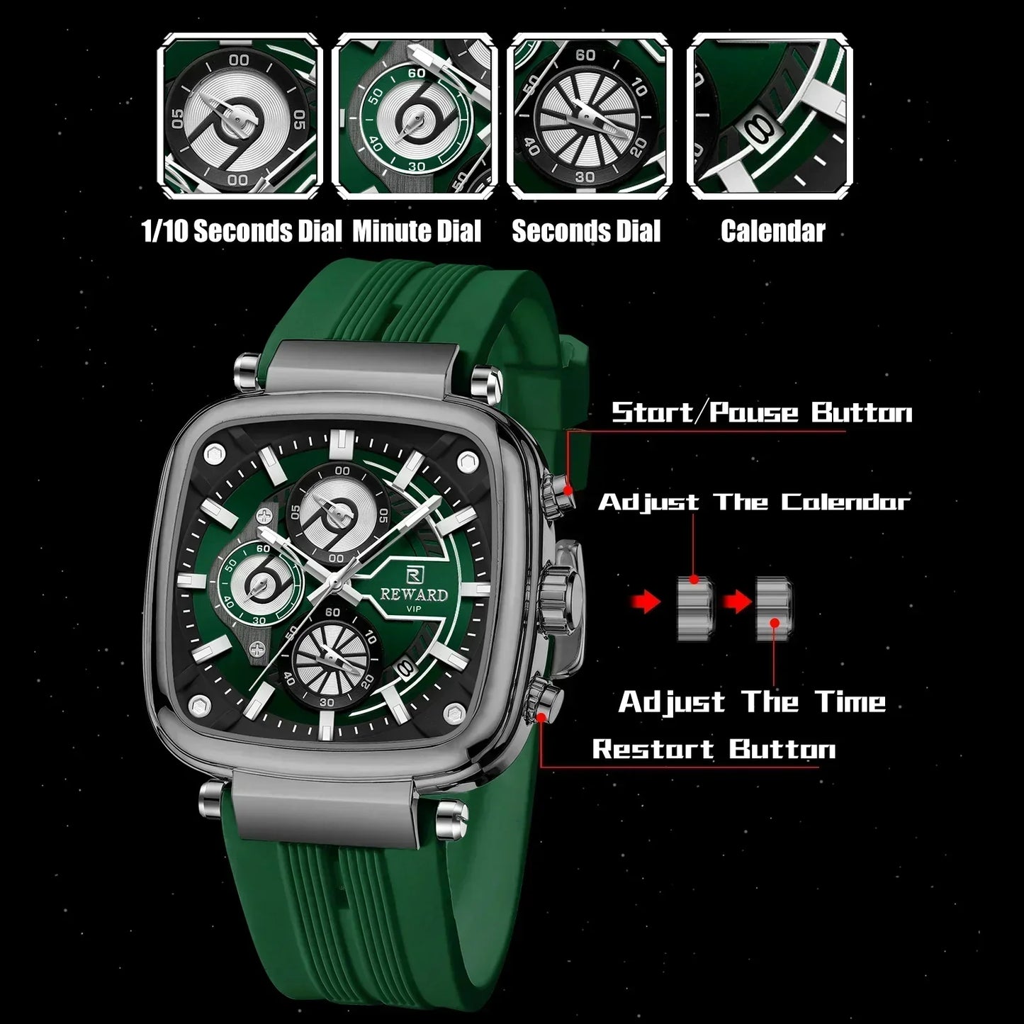 REWARD Sports 44mm 