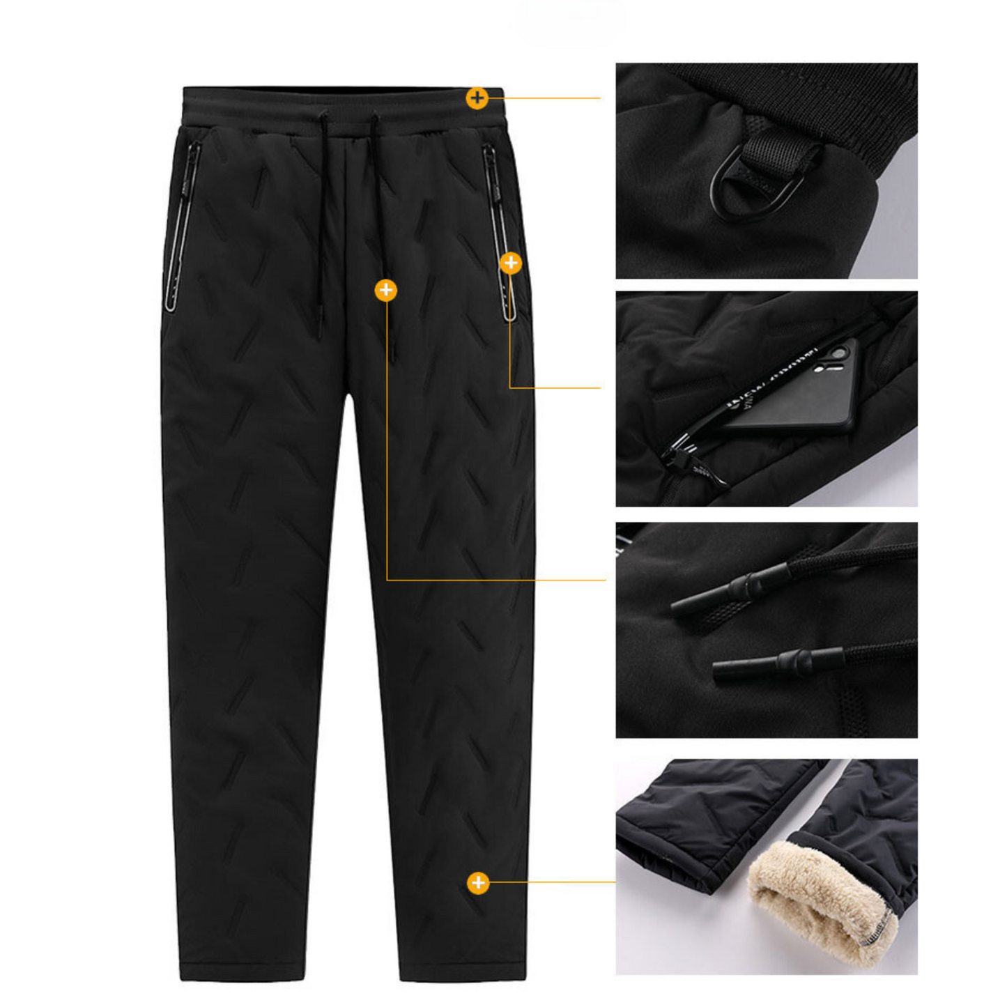 Wetterfeste, fleecegefütterte Hose von Elysian