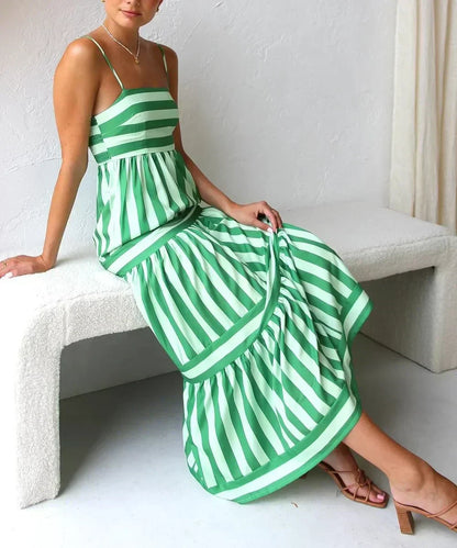 Olivia | Gestreiftes Kleid