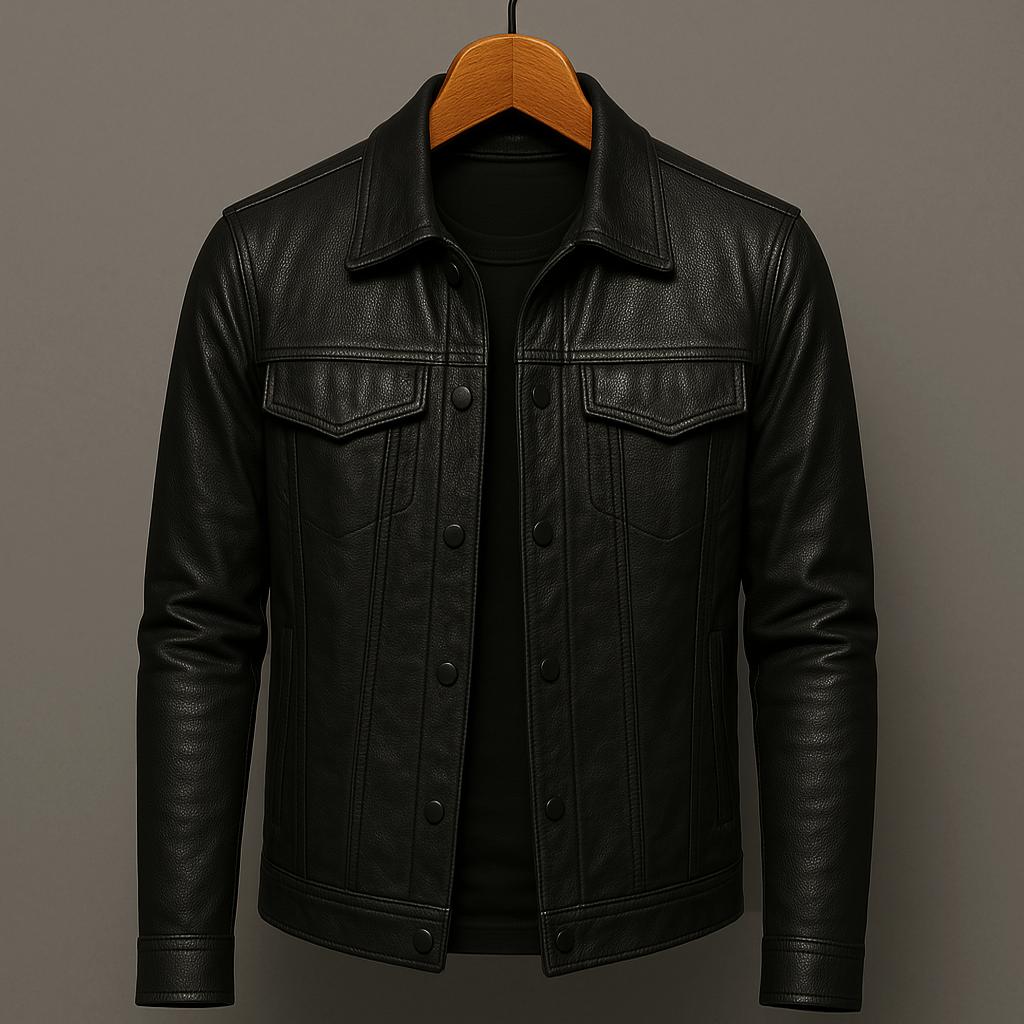 Die ikonische Luxus-Lederjacke