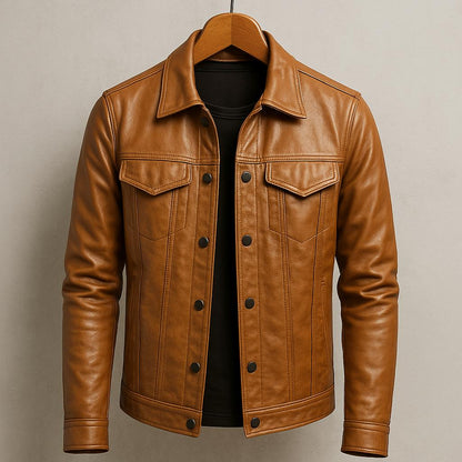 Die ikonische Luxus-Lederjacke