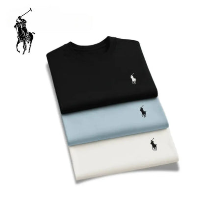 Jeweils 3 Prämien-RL-T-Shirts™