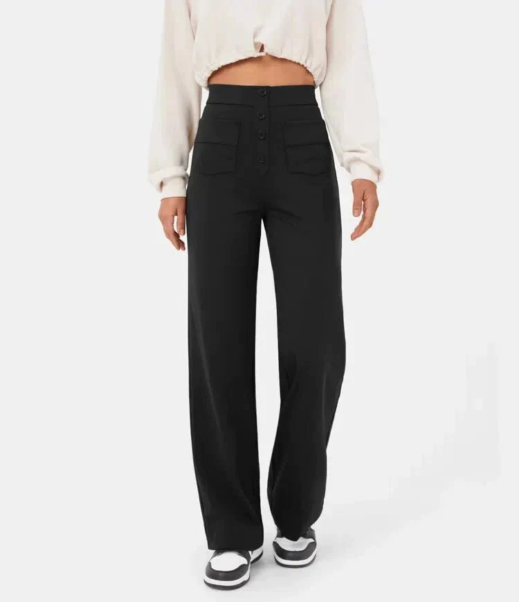 Lily™ | Freizeithose mit hohem Bund