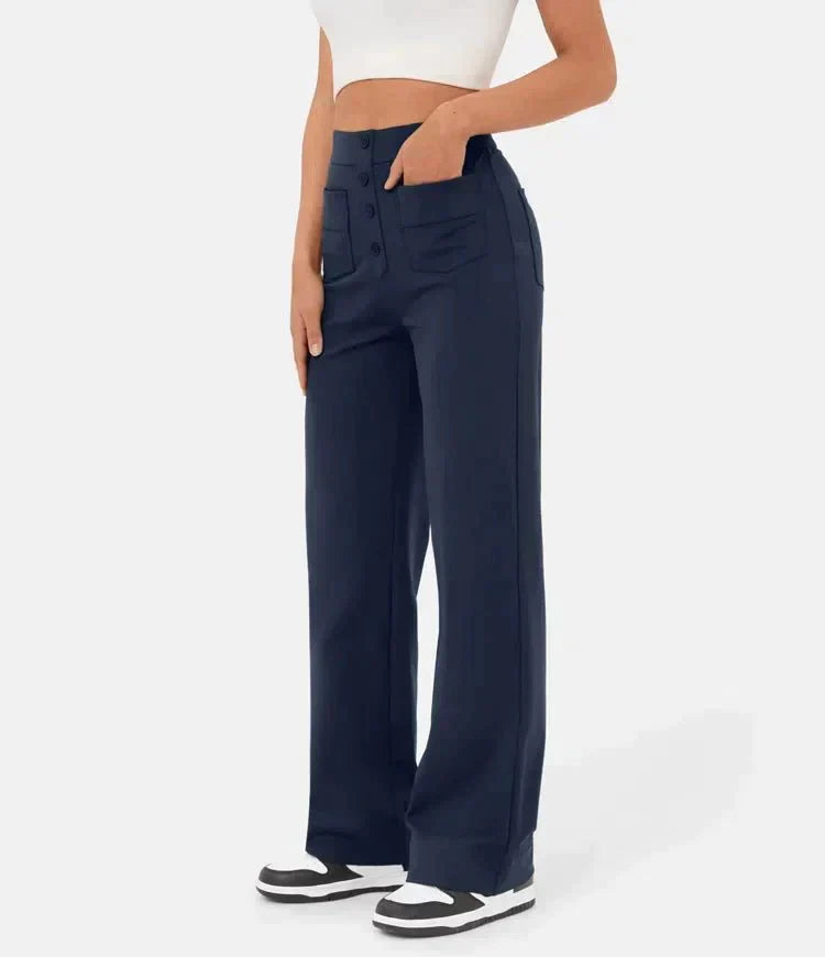 Lily™ | Freizeithose mit hohem Bund