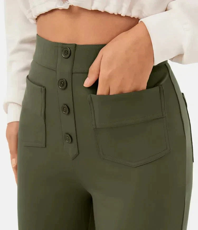 Lily™ | Freizeithose mit hohem Bund