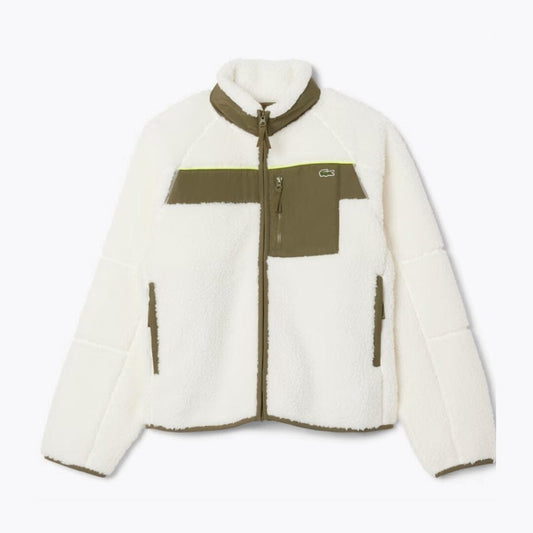 LC Sherpa-Fleecejacke mit Farbblockmuster 