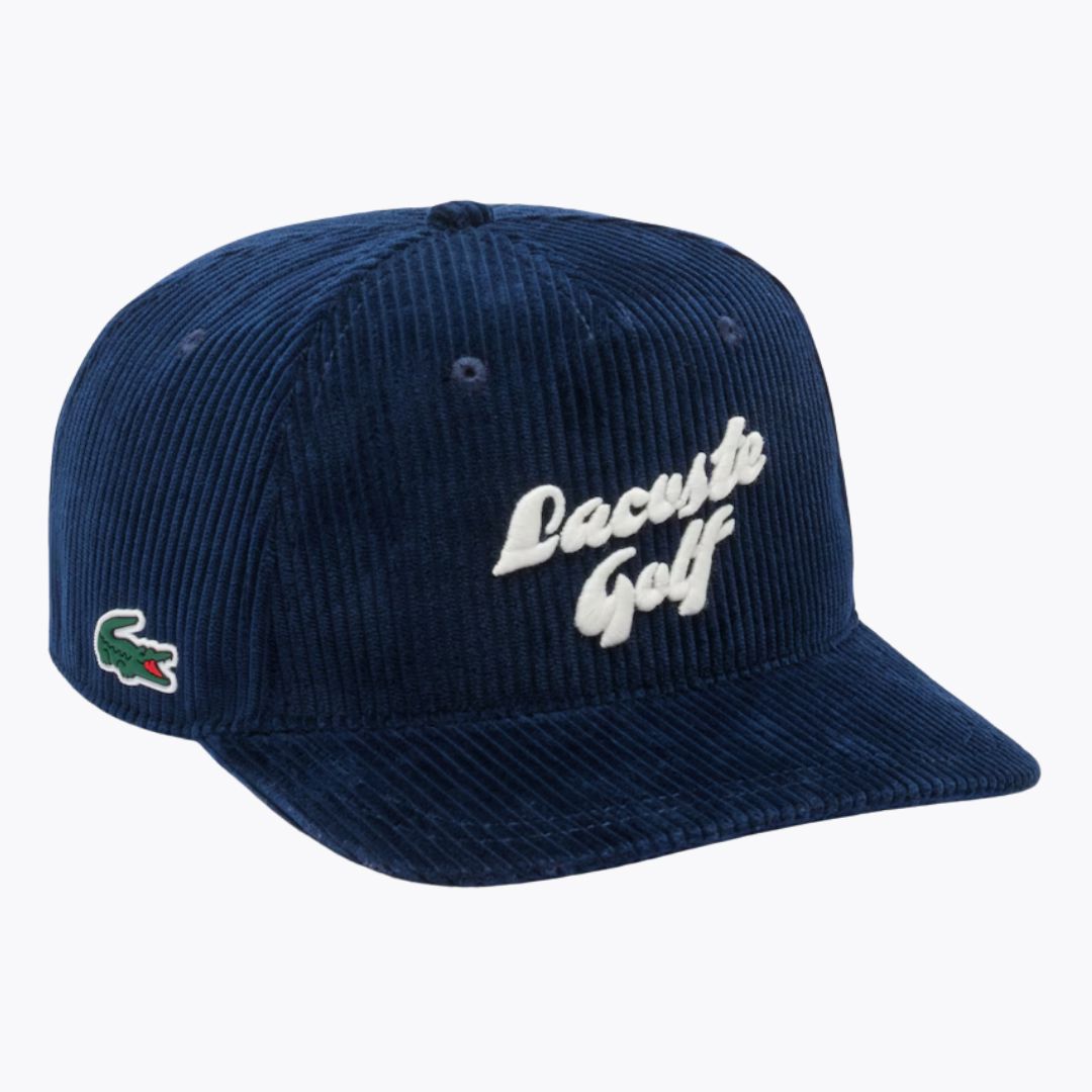 LC bestickte Cord-Golfkappe 