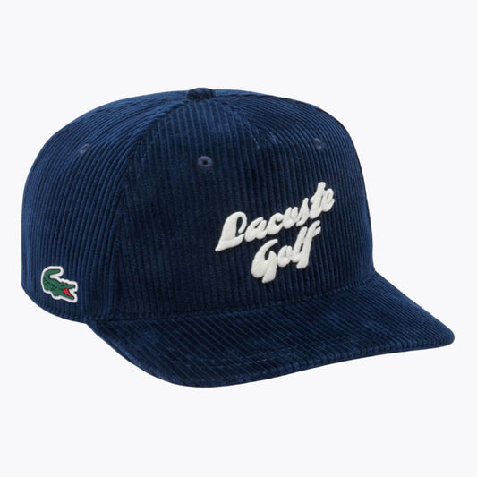 LC bestickte Cord-Golfkappe 