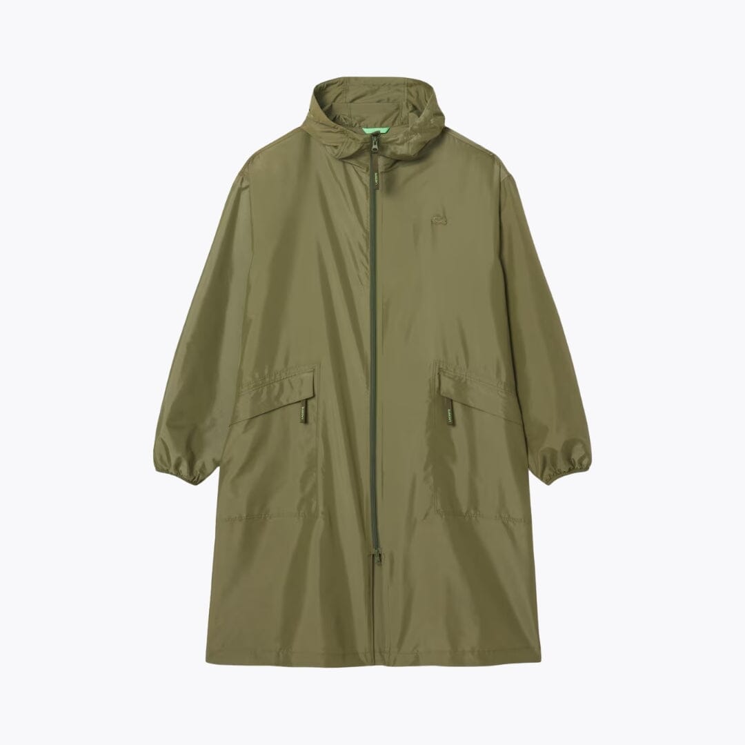 LC Langer, faltbarer, wasserabweisender Parka 