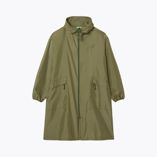 LC Langer, faltbarer, wasserabweisender Parka 