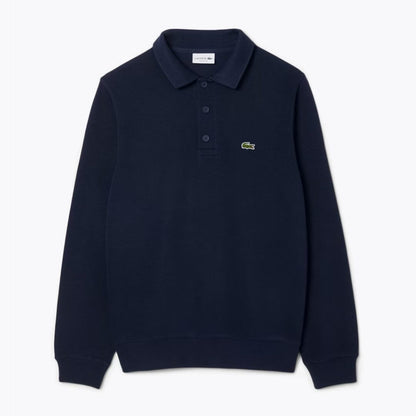 LC Rippstrick-Polo-Sweatshirt aus Baumwolle 