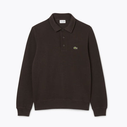 LC Rippstrick-Polo-Sweatshirt aus Baumwolle 