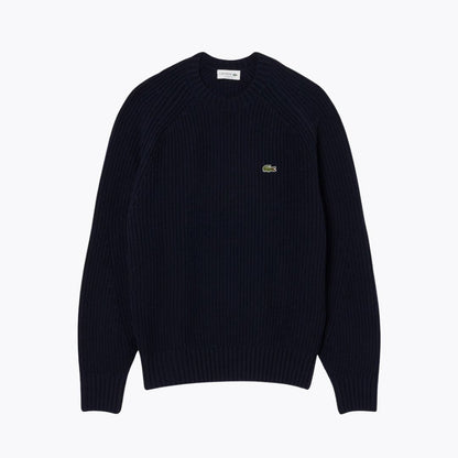 LC Pullover aus dicker, gekämmter Wolle mit Rundhalsausschnitt 