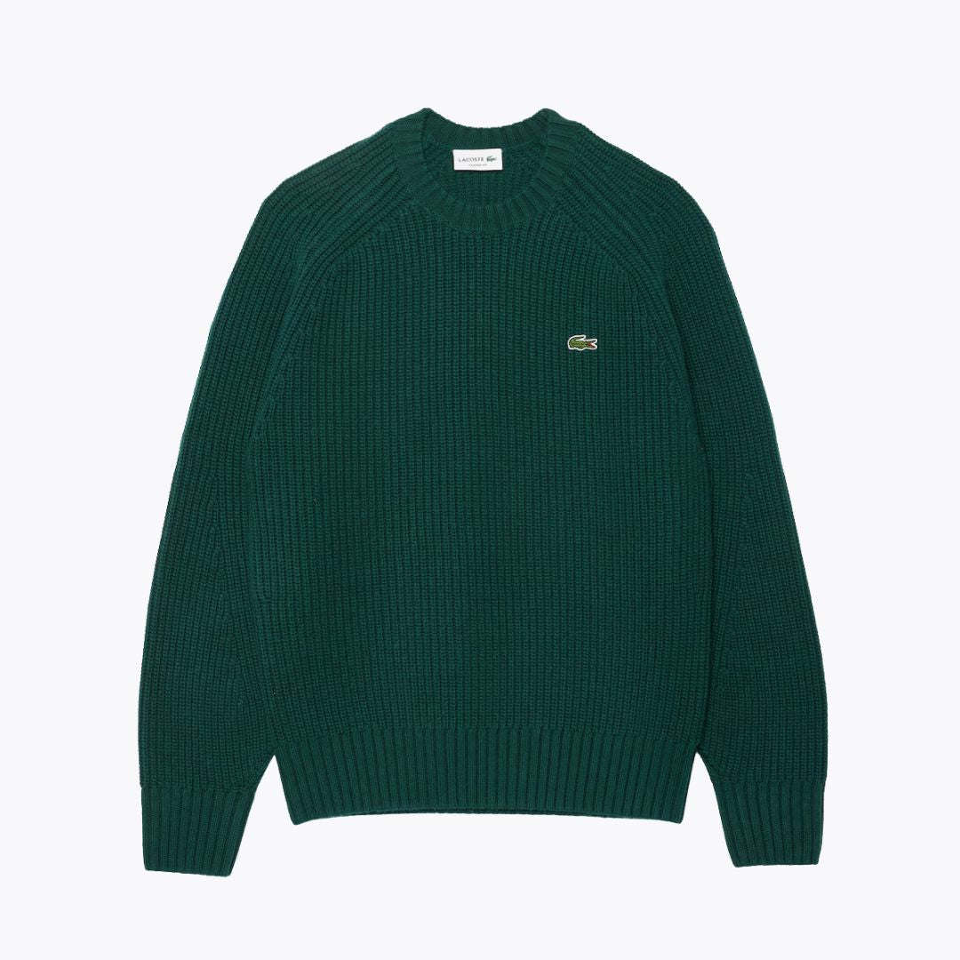 LC Pullover aus dicker, gekämmter Wolle mit Rundhalsausschnitt 