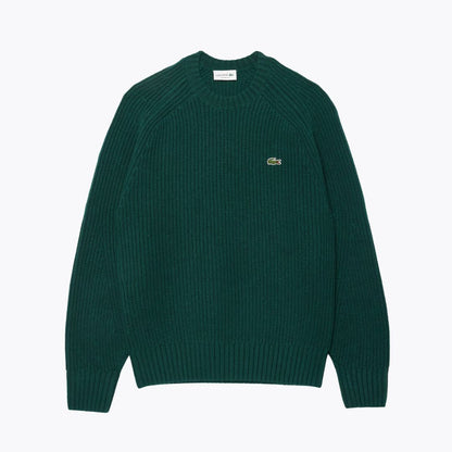 LC Pullover aus dicker, gekämmter Wolle mit Rundhalsausschnitt 