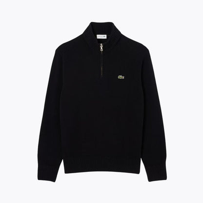 LC Pullover aus kardierter Wolle mit hohem Kragen und Reißverschluss 