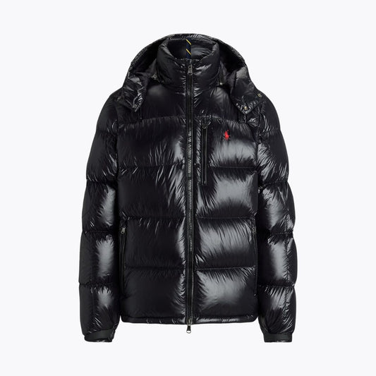 𝑅𝐿 Premium-Daunenjacke mit Glanzfinish 