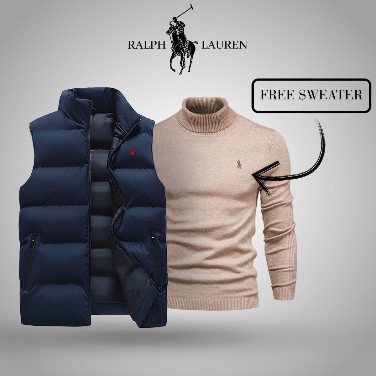 RL-Weste + Gratis-Pullover